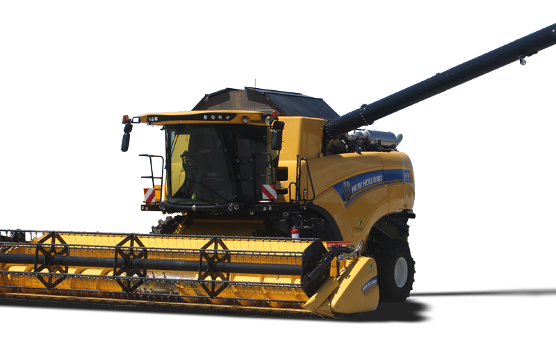 Žltý Kombajn New Holland CX8.70